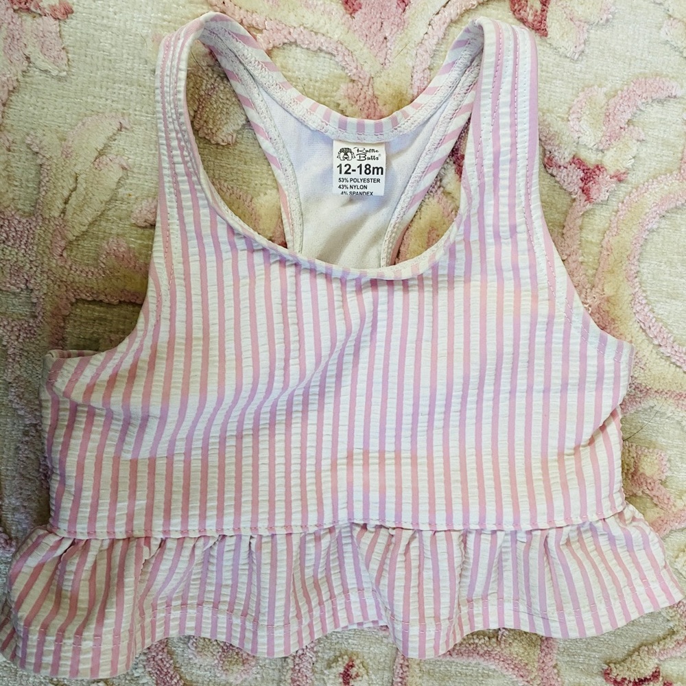 RuffleButts Swimsuit (12 months)